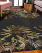 Tropics TC8 Black Area Rug