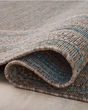 Topanga TOP-05 Natural/Teal Area Rug