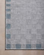 Topanga TOP-07 Silver/Blue Area Rug