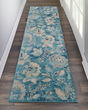 Tranquil TRA02 Turquoise Area Rug
