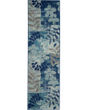 Tranquil TRA01 Navy/Light Blue Area Rug