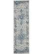 Tranquil TRA06 Ivory/Light Blue Area Rug