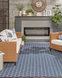 Twist Reversible TWS01 Blue Area Rug