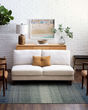 Drew & Jonathan Wabi Sabi Denim 2'x8' Runner Rug