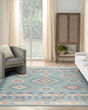 Washable Decor WSD03 Light Blue Area Rug