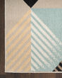 Washable Decor WSD10 Blue Multicolor Area Rug