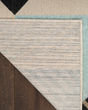 Washable Decor WSD10 Blue Multicolor Area Rug