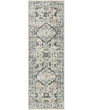 Washable Decor WSD12 Taupe Blue Area Rug