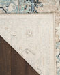 Washable Decor WSD12 Taupe Blue Area Rug