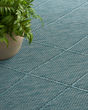 Washable Solutions WSL01 Aqua Area Rug