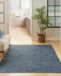 Washable Solutions WSL01 Navy Blue Rug