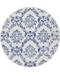 Whimsicle WHS01 Ivory Navy Area Rug