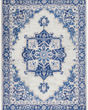 Whimsicle WHS03 Ivory Blue Area Rug