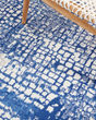 Whimsicle WHS07 Ivory Navy Area Rug