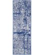 Whimsicle WHS07 Ivory Navy Area Rug