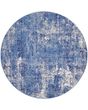 Whimsicle WHS08 Blue Ivory Area Rug