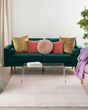 Whimsicle WHS09 Pink Ivory Area Rug