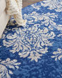 Whimsicle WHS11 Navy Ivory Area Rug