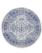 Whimsicle WHS15 Ivory Navy Area Rug