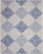 Whimsicle WHS18 Grey Blue Area Rug