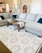 Willow 1103 Ivory Beige Boho Area Rug