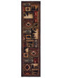 Woodlands 1041c Black/Multi Area Rug