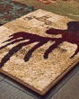 Woodlands 9649a Brown/Rust Area Rug