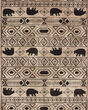 Woodlands 9651a Ivory/Black Area Rug