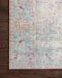 Wynter WYN-04 Red/Teal Area Rug