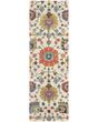 Zahra 75502 Ivory/Orange Area Rug
