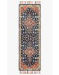 Zharah ZR-01 Navy/Multi Area Rug