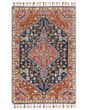 Zharah ZR-01 Navy/Multi Area Rug