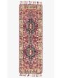 Zharah ZR-05 Raspberry/Taupe Rug