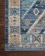 Zion ZIO-02 Ocean/Gold Area Rug