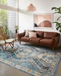 Zion ZIO-02 Ocean/Gold Area Rug