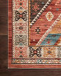 Zion ZIO-05 Red/Multi Area Rug