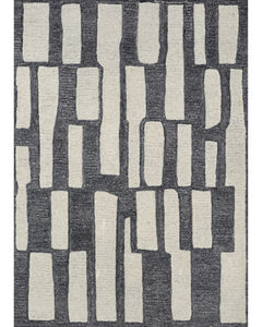 Lotus Enlightment Obsidian Area Rug