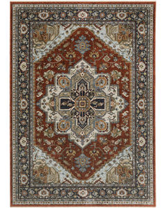 Aberdeen 1144r Red/Blue Area Rug
