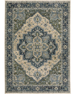 Aberdeen 51g Blue/Beige Area Rug