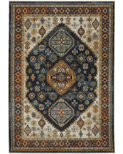 Aberdeen 5w Blue/Multi Area Rug