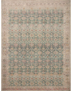 Aubrey AUB-02 Aqua/Sand Area Rug