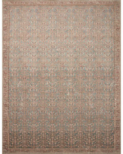 Aubrey AUB-04 Blue/Terracotta Area Rug