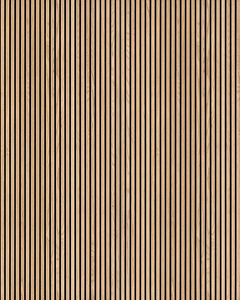 Acoustic Wood Slat Wall Panel Natural
