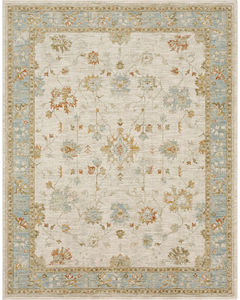 Adalia Iznik Cream Area Rug