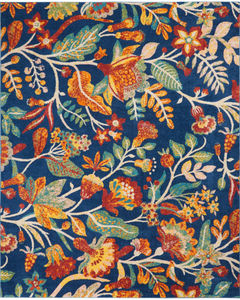 Allur ALR09 Navy Multicolor Area Rug