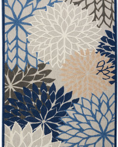 Aloha ALH05 Blue/Multicolor Area Rug