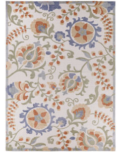Aloha ALH17 Ivory Blue Area Rug