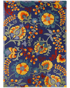 Aloha ALH17 Navy Multicolor Area Rug