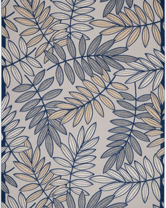 Aloha ALH18 Ivory/Navy Area Rug