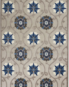 Aloha ALH19 Grey/Blue Area Rug